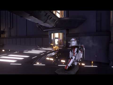 Clone Commander Deviss In Action - Star Wars Battlefront 2