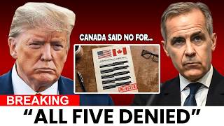 BREAKING: Trump Demands FIVE Things From Canada — Carney REJECTS Every One