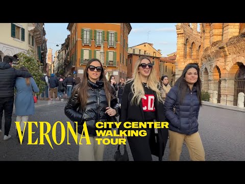 Verona Walking Tour, Italy - 4K