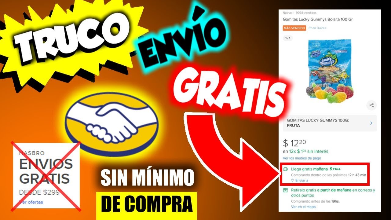 ⚡TRUCO⚡ Envío GRATIS en cualquier compra Mercado Libre
