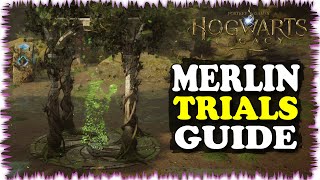 HOW To Complete Every MERLIN TRIAL To Increase Gear Slots | Tips & Tricks | Hogwarts Legacy