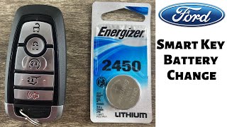 How to Replace A Ford Smart Key Battery - Expedition Edge Escape Explorer Remote Fob - Change Remove