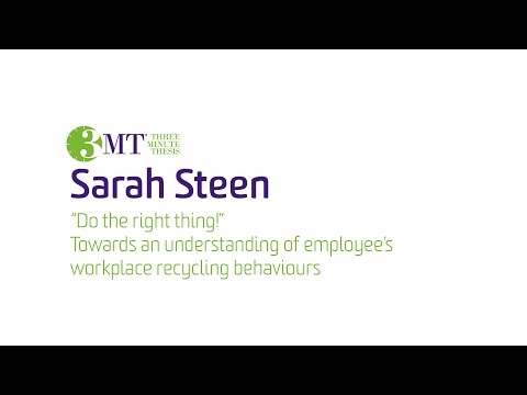 2015 Deakin University - Three Minute Thesis (3MT) - Sarah Steen