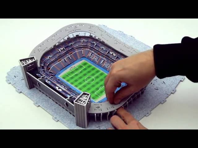 Vídeo relacionado con 3D Small Football Stadium Puzzle Toy Model Building Kits