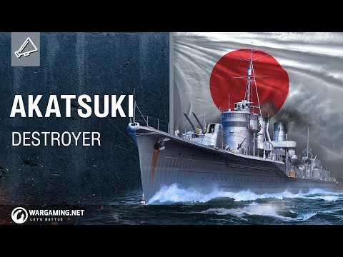 World of Warships - IWRY Akatsuki Being a Lady