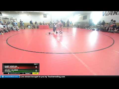 187 Lbs Placement Matches (8 Team) - Gary Kiselka, Pennsylvania Blue Vs David Calkins, California
