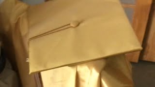 SAFELY iron the WRINKLES out of your graduation gown