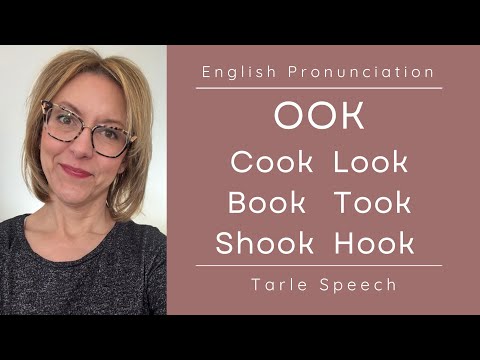 Learn to Pronounce OOK in Cook, Look, Book, Took, Shook, Hook - English Sound Pattern Pronunciation