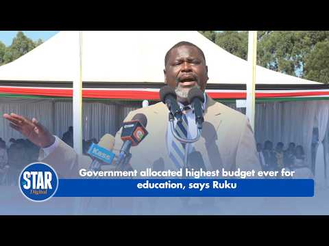 Government allocated highest budget ever for education, says Ruku