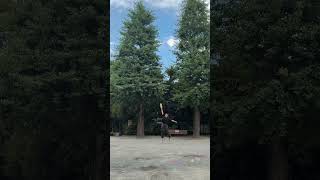 水風船をキャッチして遊ぶ様子　Water Balloon Catch Play