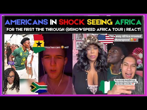 🇬🇭🇺🇸 AMERICANS IN SHOCK SEEING AFRICA FOR THE FIRST TIME THROUGH @ISHOWSPEED AFRICA TOUR | Kamma Dyn