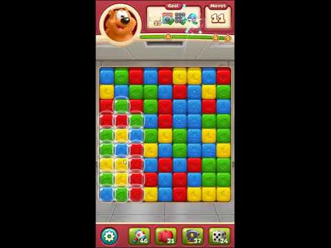 Toon Blast Level 2611 - NO BOOSTERS 🐻🐺🐱 | SKILLGAMING ✔️