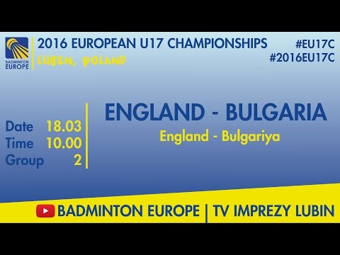 #2016EU17C Lubin - group 2 - ENGLAND - BULGARIA