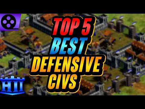 Top 5 Best Defensive Civilizations | AoE2