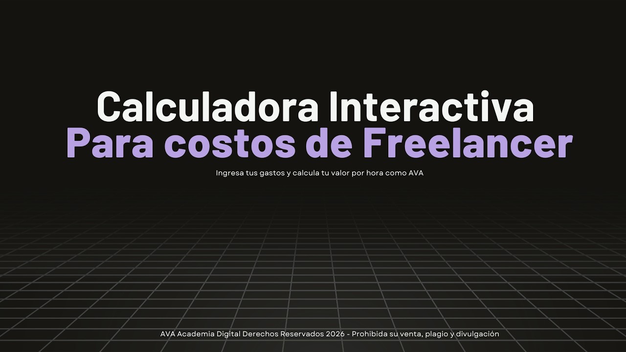 Calculadora de tarifas freelancer