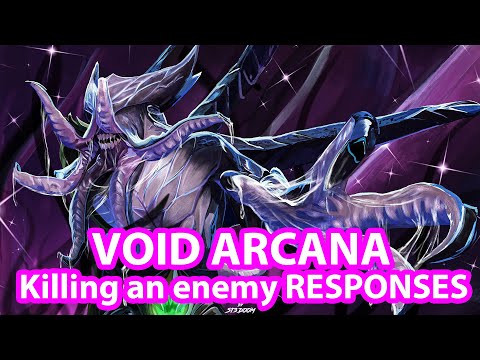 Dota 2 - Faceless Void Arcana Killing An Enemy Responses