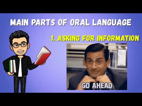MAIN PARTS OF ORAL LANGUAGE