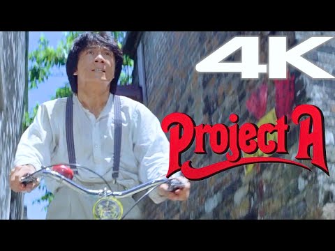 Jackie Chan, Sammo Hung "Project A" (1983) in 4K // The Bicycle Scene
