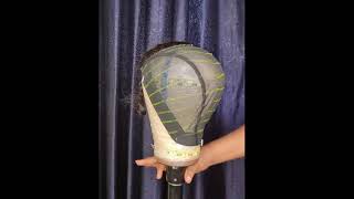Download the video "Beginner Friendly Tutorial On How To Draw Pattern/Outline On Wig Cap For Hand /Machine Sown Method"