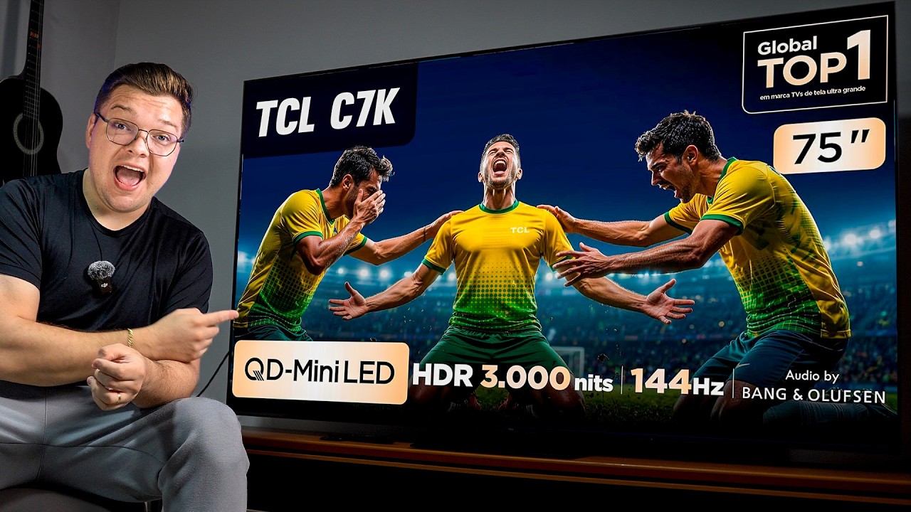 Miniatura da avaliação em vídeo de Smart TV TCL 75P6K LED 4K UHD 75 Polegadas