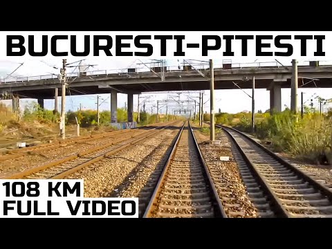 Bucuresti-Titu-Gaesti-Pitesti-Costesti-Potcoava cu trenul-train ride-Zugfahrt