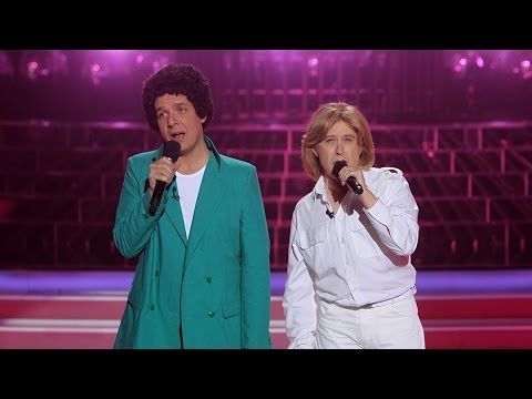 Tu cara me suena - Javier Herrero y Ángel Llácer imitan a Los Pecos