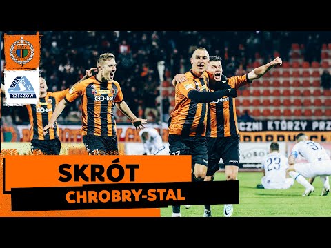 FORTUNA 1 LIGA: Chrobry Głogów - Stal Rzeszów 3:3 (skrót)