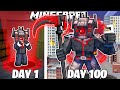 I Survived 100 Days As EXECUTOR SPEAKERMAN In Minecraft