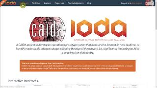IODA Dashboard screencast