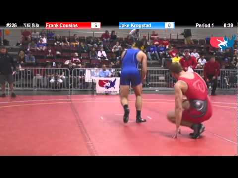 FILAJRFS: 79 KG / 174 lbs: Frank Cousins (Badger WC) vs. Jake Krogstad (MN Storm)
