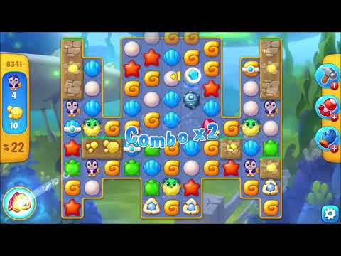 Fishdom Level 8341 walkthrough #fishdom #gaming