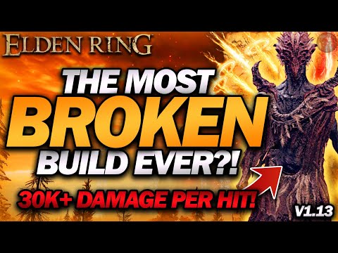 "This Dragon Lightning Build is the MOST OVERPOWERED BUILD EVER!" - Elden Ring (Update 1.13)