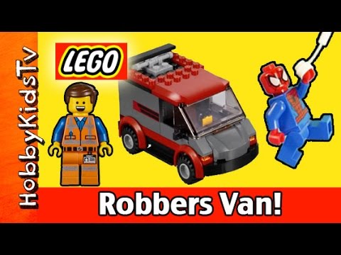 LEGO City Police Museum Break-in 60008 Van Build with Emmet and Spider-Man by HobbyKidsTV Toys