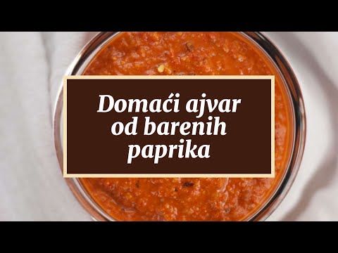 Domaći ajvar od barenih paprika