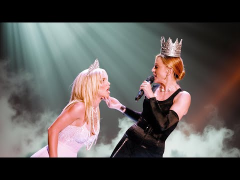 Britney Spears, Madonna, Christina Aguilera, Missy Elliott - Like A Virgin / Hollywood [AI Upscale]