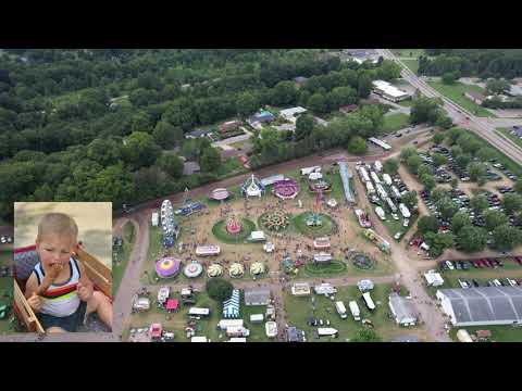 Berrien County Youth Fair 2021. Drone view.