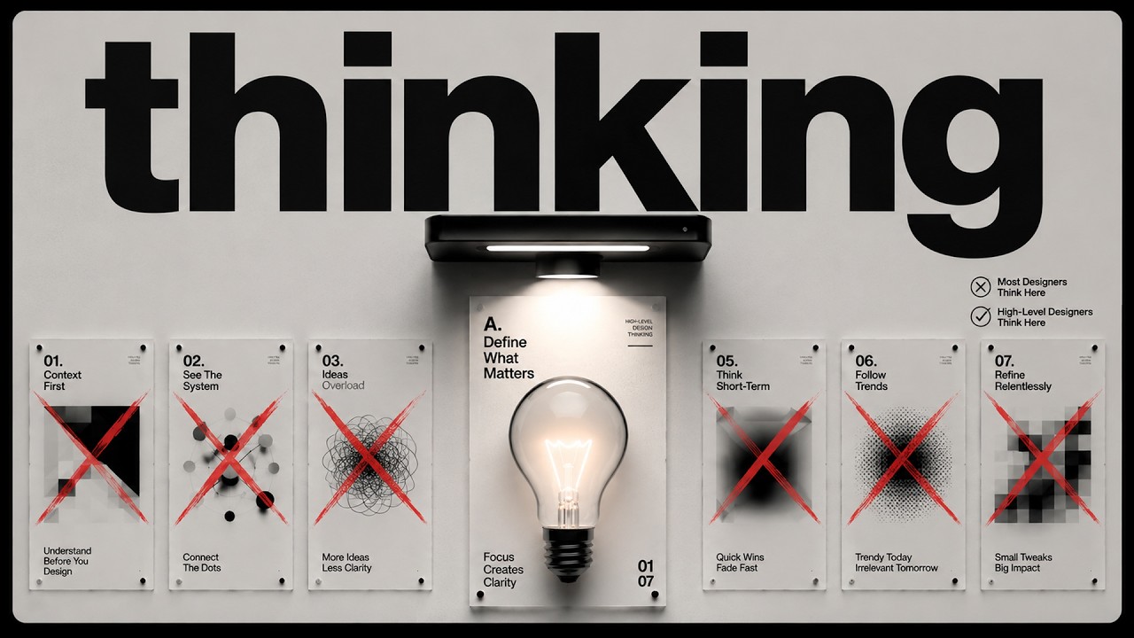 The 'Design Thinking' Mini-Masterclass For Creatives! (2026)