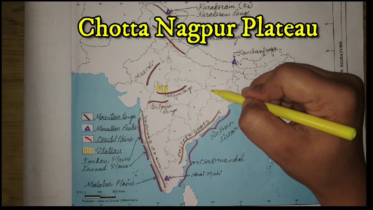 Class 9 Geography Chapter 2 Physical Features of India (Map Work) as per cbse syllabus