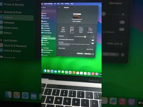 How to change the font size of your MacBook or display size of your MacBook #macbook #macbooktips
