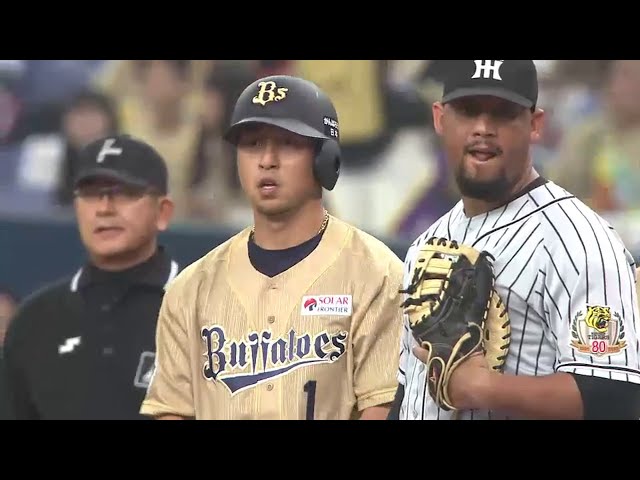 【6回裏】バファローズ・中島 一二塁間を破るタイムリーヒット!! 2015/3/22 Bs-T