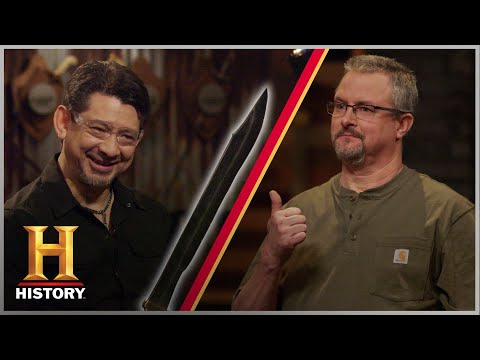 Forged in Fire: Beat the Judges: SAW BLADE SWORD CHALLENGE (Season 1) | History