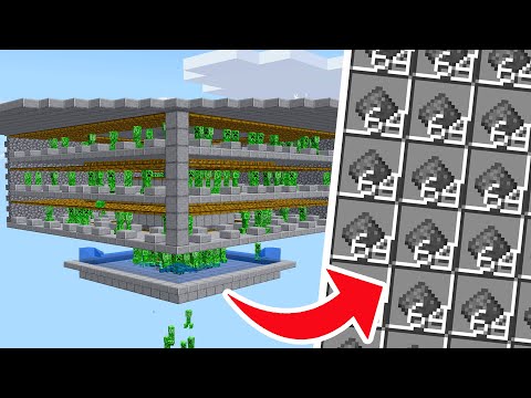 Minecraft Creeper Farm 1.21.11+ - BEST DESIGN - 4000+ GUNPOWDER PER HOUR