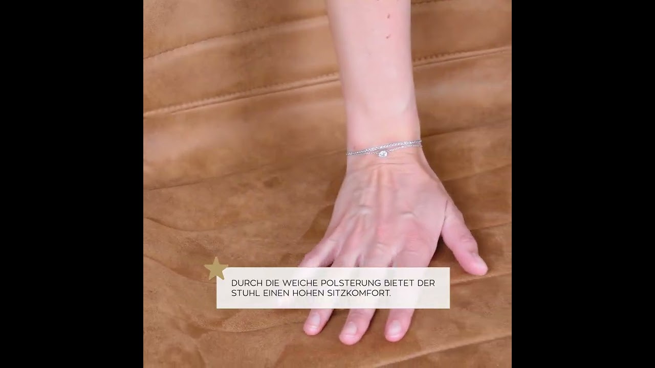 Esszimmerstuhl Microfaser Morris anthrazit