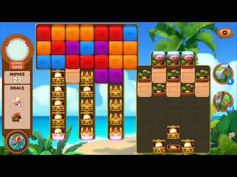 Lost Island Blast Adventure Level 1922 NO BOOSTERS - A S GAMING ✔️