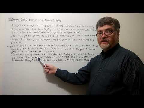 Tutor Nick P Idioms (128) Pump and Dump Scheme