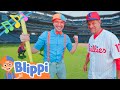 A Day Of Discovery At The Baseball Stadium Blippi Song Healthy Habits For Kids ‍