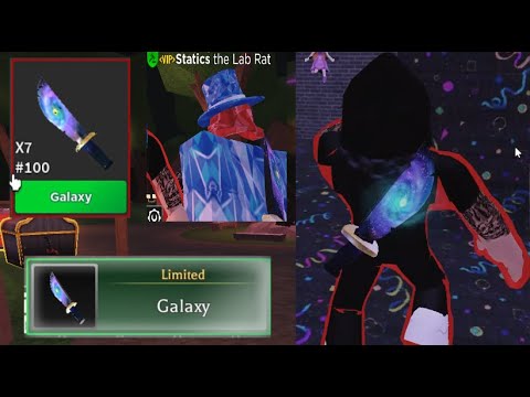 I am getting THE RAREST KNIFE!? (Galaxy) | Survive the killer