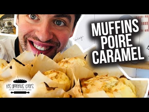Recette Muffins &agrave; la confiture de lait et noisettes