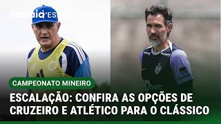 CRUZEIRO X ATLÉTICO: TÉCNICOS GANHAM NOVAS OPÇÕES PARA DUELO NA FINAL DO MINEIRO