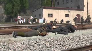 preview picture of video 'Bitva o koleje - Malé Svatoňovice 2.5.2009'